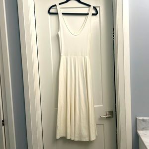 White midi dress - Leith - like new - small